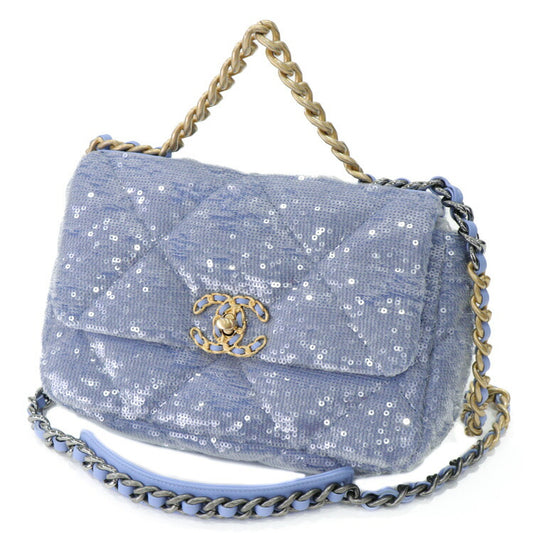 Chanel 19 Sequin Matelasse Shoulder Bag AS1160