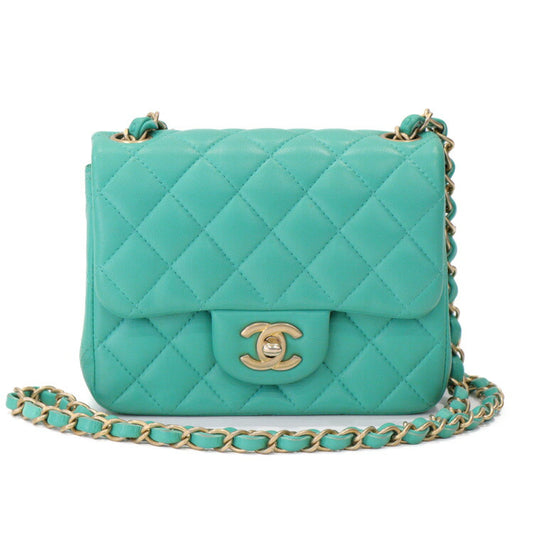 Chanel Lambskin Mini Matelasse 17 Shoulder Bag