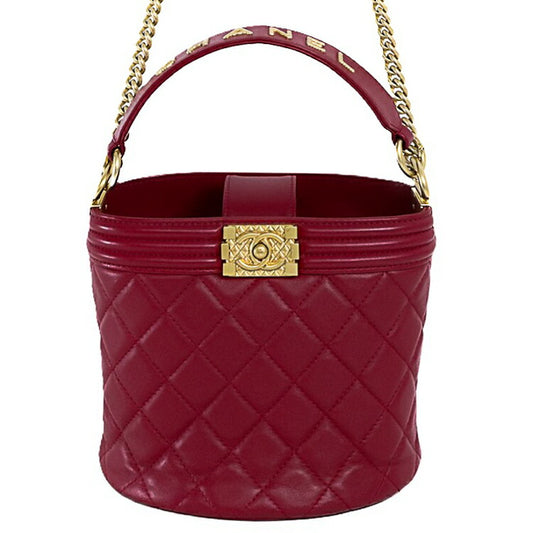 Chanel Boy Bucket Bag Chain Shoulder Bag