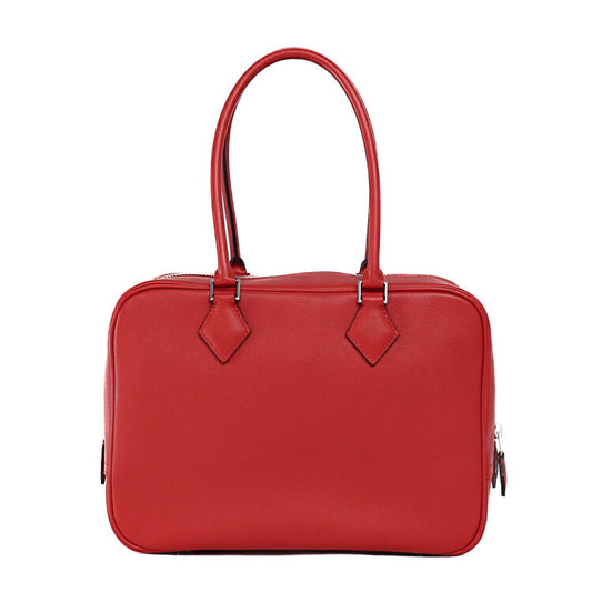 Hermes Plume 28 Evercolor Handbag Red