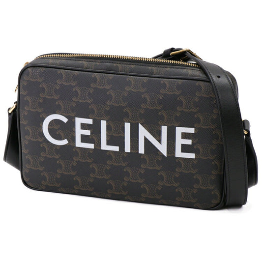 Celine Triomphe Medium Messenger Bag PVC Leather