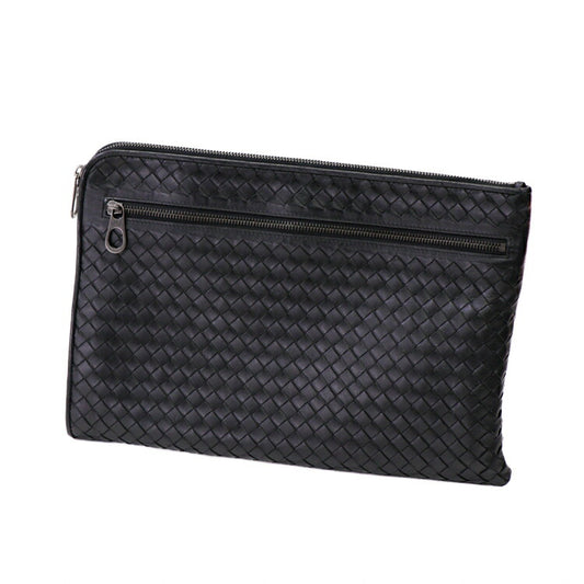 Bottega Veneta Leather Intrecciato Men's Clutch Bag