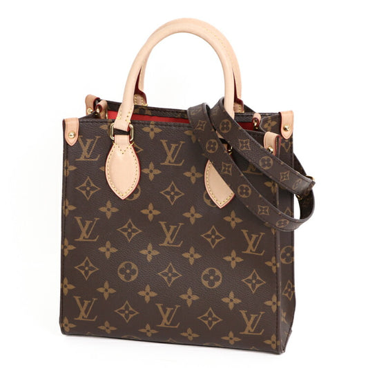 Louis Vuitton Monogram Sac Plat BB Handbag M46265