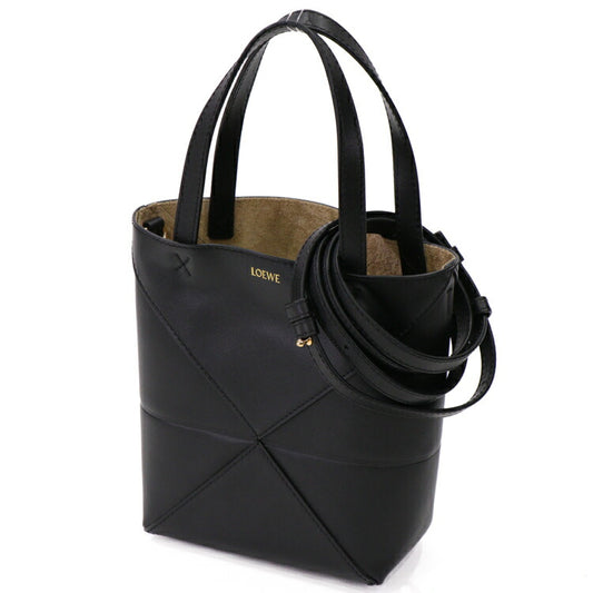 Loewe Puzzle Fold Mini Leather Tote Bag