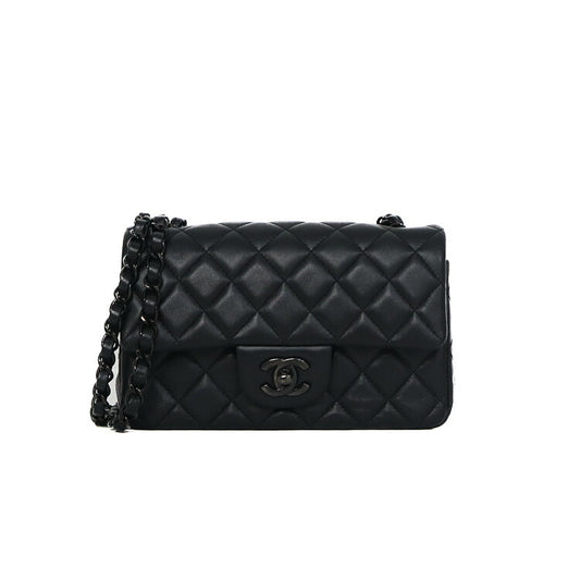 Chanel Mini Matelasse Lambskin Chain Bag