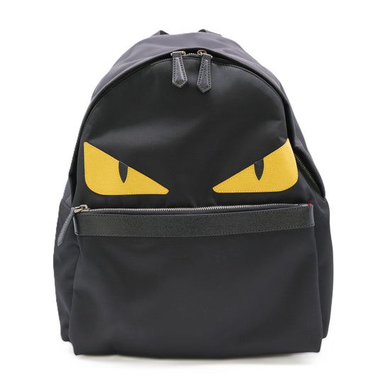 Fendi Nylon Leather Monster Backpack 7VZ012