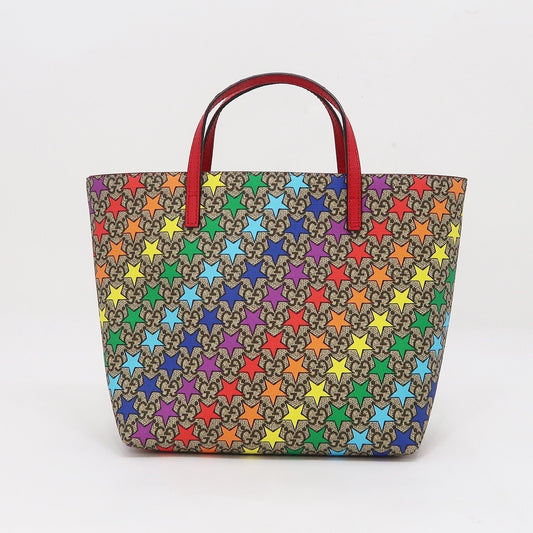 Gucci GG Supreme Rainbow Star Tote Bag
