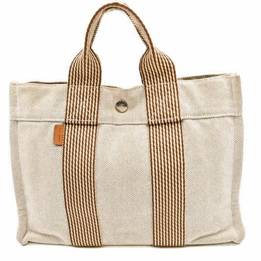 HERMES Canvas New Fourre-Tout PM Tote Bag