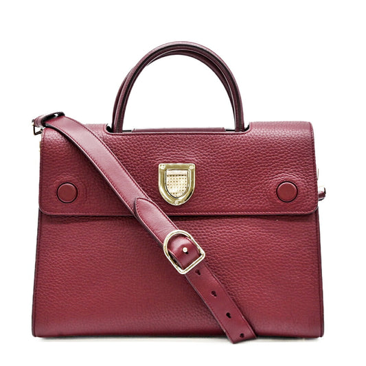 Dior Diorever Leather Handbag 2WAY