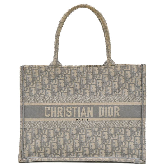 Dior Book Tote Medium Oblique Embroidery