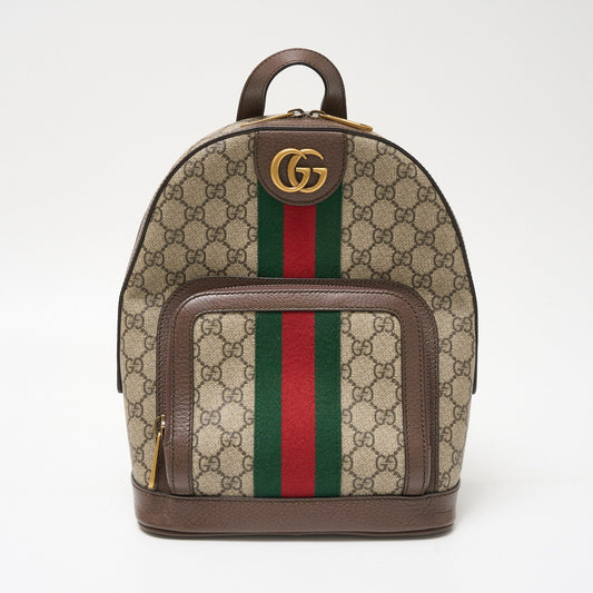 Gucci Ophidia GG Small Backpack Beige