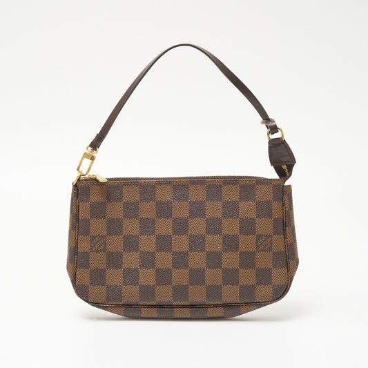 Louis Vuitton Damier Canvas Leather Pochette