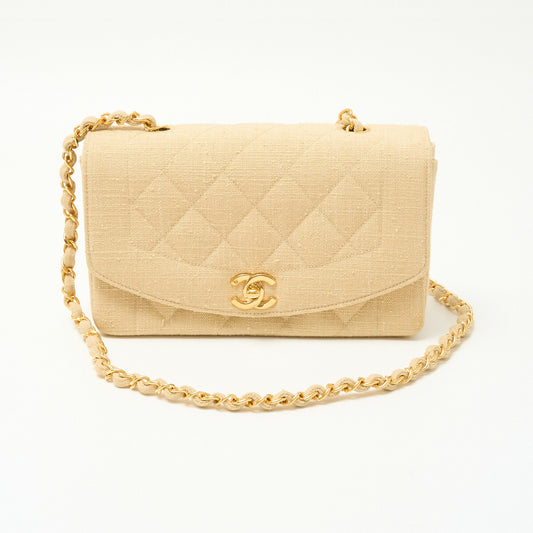 Chanel Diana 22 Matelasse Chain Shoulder Bag