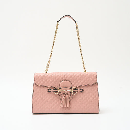 Gucci Horsebit Emily Leather Shoulder Bag