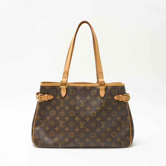 Louis Vuitton Monogram Canvas Leather Batignolles Horizontal Tote M51154