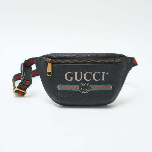 Gucci Leather Canvas Small Belt Bag 527792