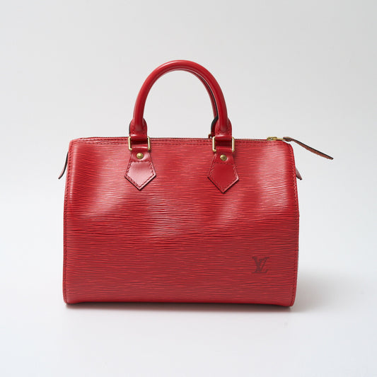 Louis Vuitton Speedy 25 Epi Leather Handbag