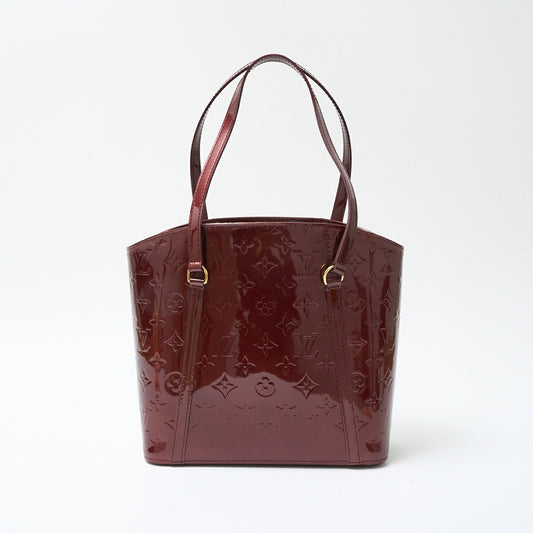 Louis Vuitton Avalon MM Monogram Vernis Patent Leather Tote