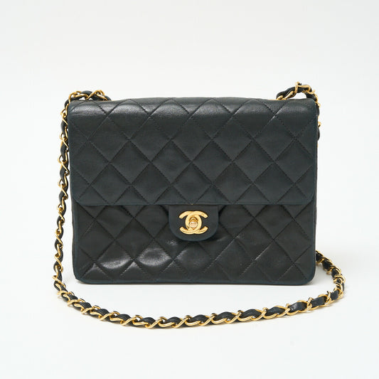 Chanel Lambskin Mini Matelasse Shoulder Bag