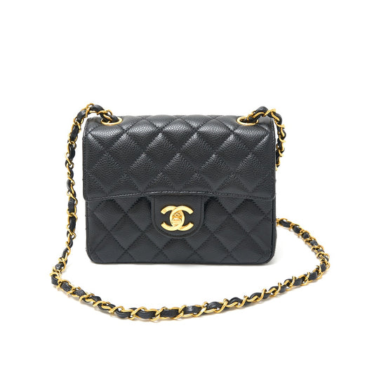 Chanel Caviar Mini Matelasse Shoulder Bag