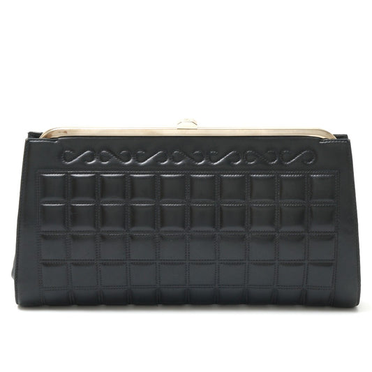 Chanel Lambskin Chocolate Bar Clutch Bag