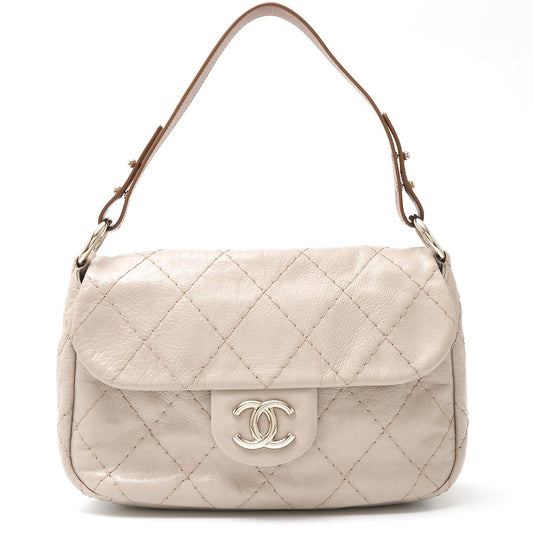 Chanel On the Road Leather Shoulder Bag