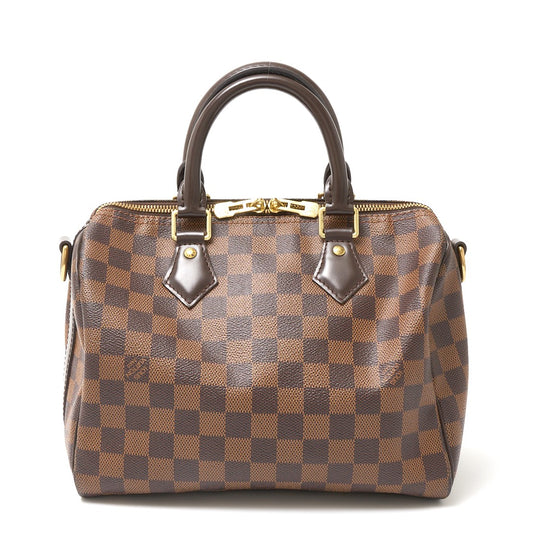Louis Vuitton Damier Ebene Speedy Bandouliere 25 Bag