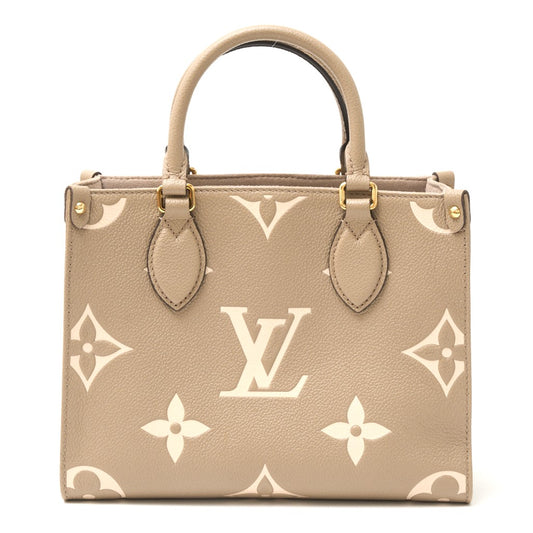 Louis Vuitton OnTheGo PM Bicolor Monogram Leather Bag