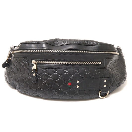 Gucci Leather Nylon Body Bag 246409