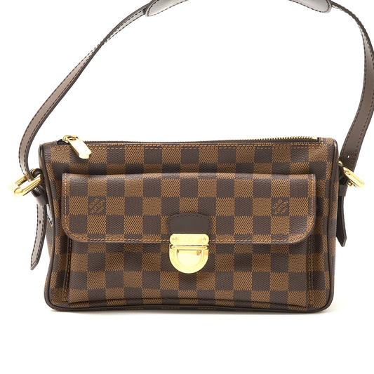 Louis Vuitton Ravello GM Damier Ebene Leather Handbag