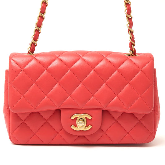 Chanel Lambskin Matelasse Chain Shoulder Bag