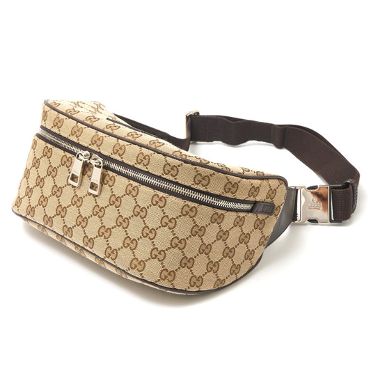 Gucci GG Canvas Leather Body Bag 630915