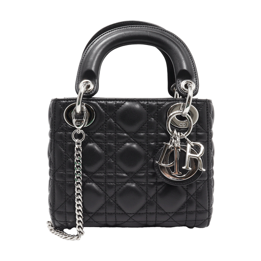 Dior Lady Dior Mini Cannage Lambskin Handbag