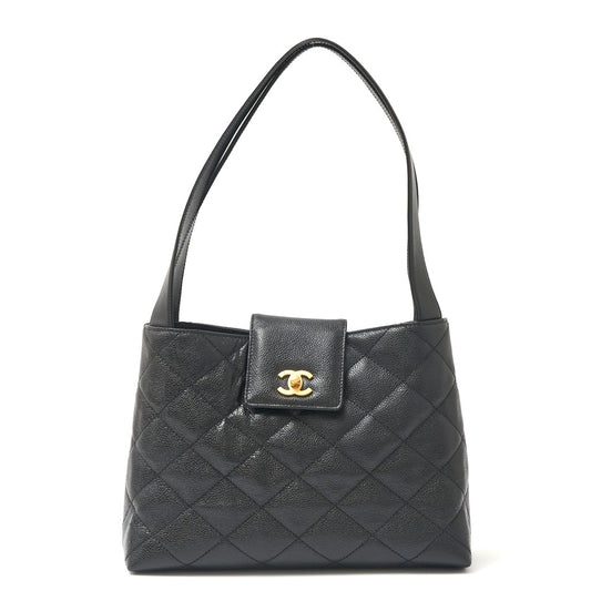 Chanel Caviar Skin Matelasse Tote Bag