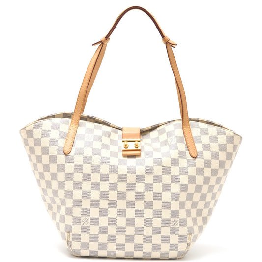 Louis Vuitton Damier Azur Canvas Leather Salina PM Tote