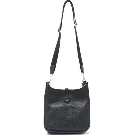 Hermes Evelyne III PM Shoulder Bag Black