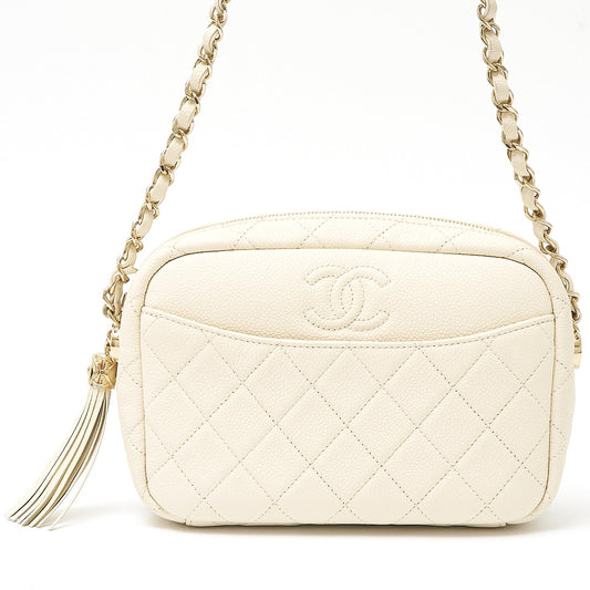 Chanel Caviar Skin Matelasse Crossbody Bag