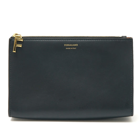 Salvatore Ferragamo Small Leather Clutch