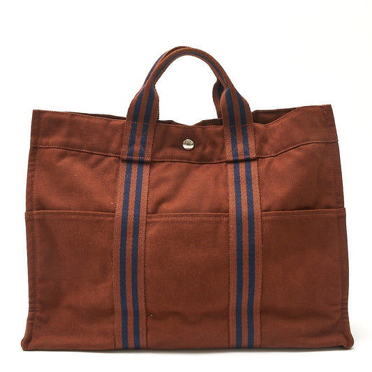 Hermes Canvas Fourre-Tout MM Tote Bag