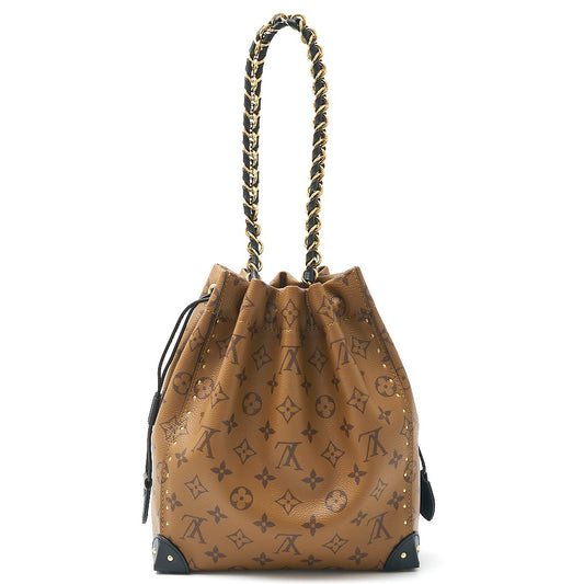 Louis Vuitton Noe Trunk Monogram Reverse Leather Shoulder Bag