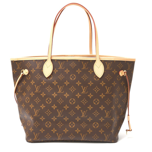 Louis Vuitton Neverfull MM Monogram Leather Tote