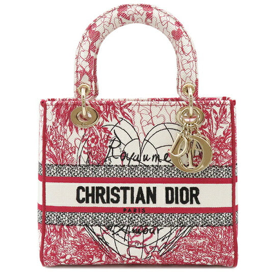 Christian Dior Canvas D-Light Tote Bag