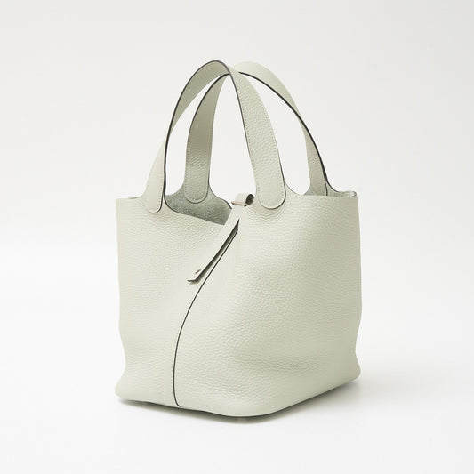 Hermes Picotin Lock MM Handbag Blue