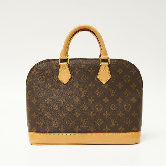 Louis Vuitton Alma PM Monogram Canvas Leather Handbag
