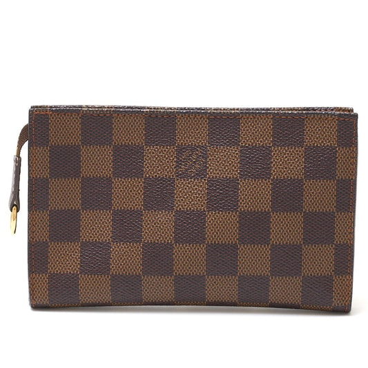 Louis Vuitton Damier Ebene Leather Bucket Pouch