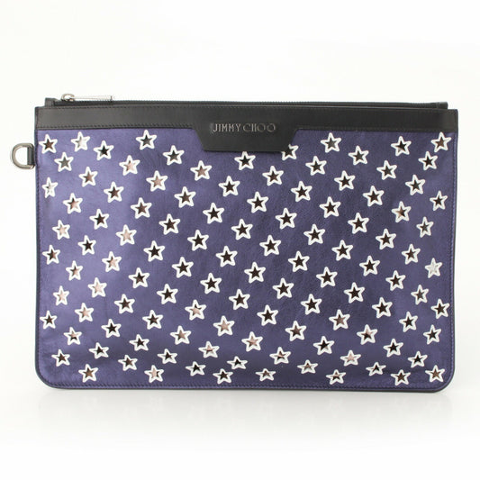 Jimmy Choo DEREK Star Punching Clutch Bag