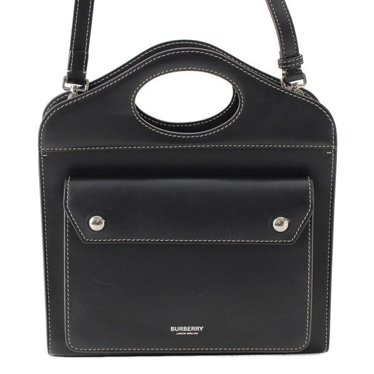 Burberry Leather Pocket Shoulder Bag 8040892