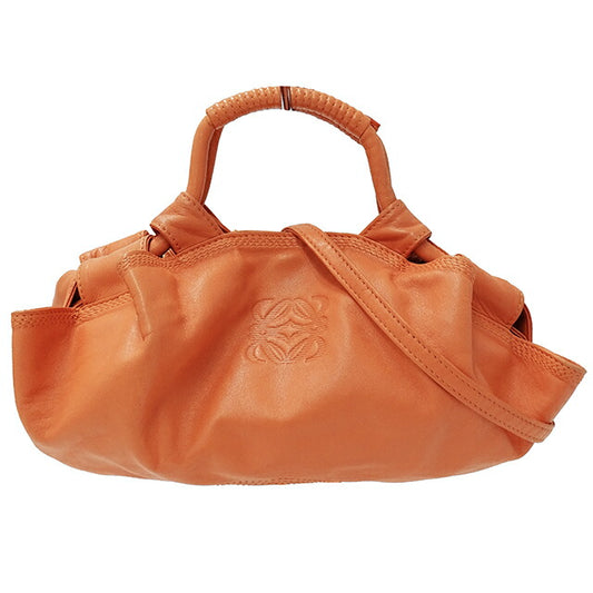 Loewe Nappa Aire Leather 2way Handbag Orange