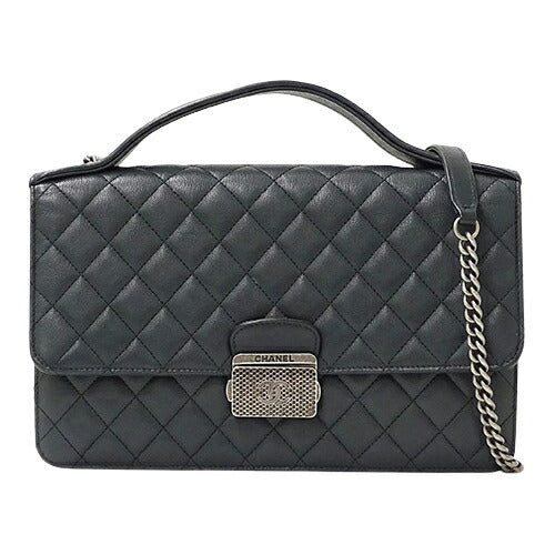 Chanel Leather Bag CC University Matelasse