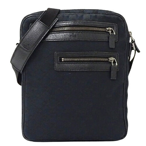 Gucci GG Canvas Shoulder Bag Black